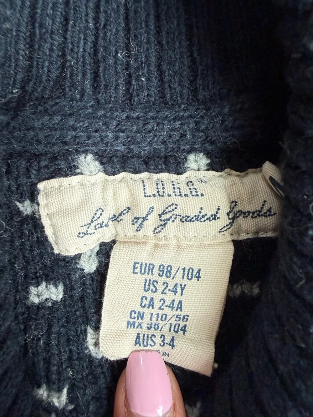 H&M boys winter sweater - 2-4T